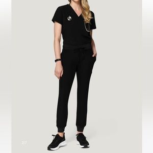 Black Mandala Scrub set in M